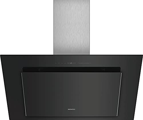 Siemens LC98KLV60 iQ500 Dunstabzugshaube / Kaminhaube / 89 cm / Smart Home kompatibel via Home Connect / CookConnect-System / Luftgütesensor