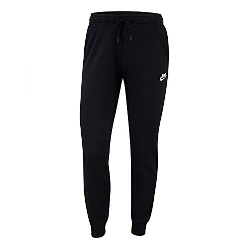 Nike Damen W Nsw Essntl Pant Reg Flc Sport Trousers, Black/(White), S