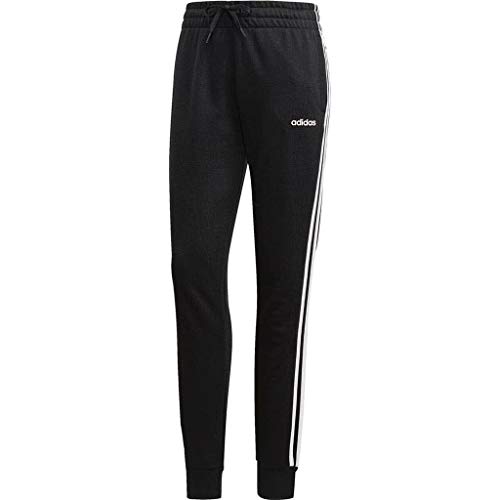 adidas Damen W E 3S Pant Jogginghosen, Black/White 80, XL