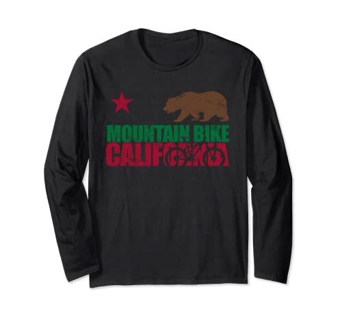 Mountainbike California Shirt - MTB California T-Shirt Langarmshirt