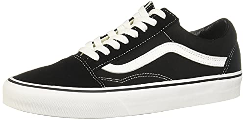 Vans Old Skool, VD3HY28, Unisex-Erwachsene Sneakers, Schwarz (Black/White), 44 EU
