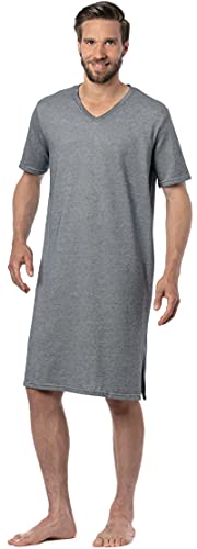 Herren Nachthemd mit kurzem Arm (L)