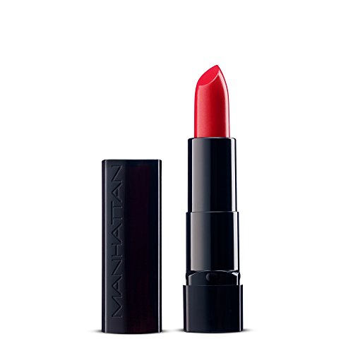 Manhattan All In One Lippenstift, Schimmernder Lipstick für langanhaltenden Glanz & intensive Farbe, Farbe Tender Tulip 420, 1 x 4,5g