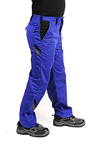 ART.MAS Bundhose Arbeitshose Arbeitskleidung Hose 320g/m2, grau Professional, Gr. 46-64 (46, blau)