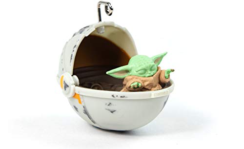 Numskull Offiziell Star Wars The Mandalorian Baby Yoda The Child 3D-Weihnachtsbaumschmuck - Violetter weihnachtlicher Hängedekor, einheitsgröße, NS2440