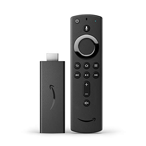 Fire TV Stick, Zertifiziert und generalüberholt | Mit Alexa-Sprachfernbedienung (mit TV-Steuerungstasten) und Dolby Atmos-Klang, 2020