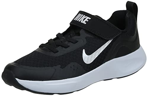 Nike WearAllDay (TD) Sneaker, Black/White, 25 EU