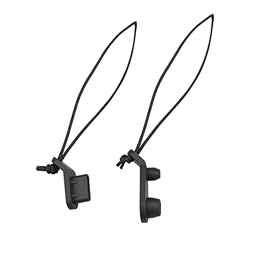 HUANRUOBAIHUO-HAT Staubstecker für DJI FPV Combo Goggles V2 Ladevorrichtung Schutzabdeckung Kit staubdicht für FPV-Goggles V2-Zubehör Quadrocopter Zubehör (Color : Black)