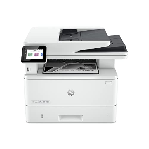 HP Laserjet Pro MFP 4102dwe Multifunktions-Laserdrucker, Drucker, Scanner, Kopierer, WLAN, LAN, Duplex, Airprint, mit HP+ für Business, Weiß