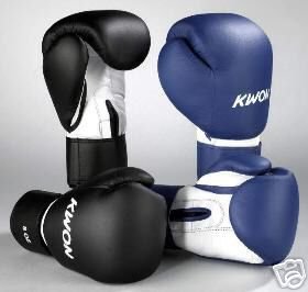Kwon Boxhandschuhe Fitness 8OZ 10OZ - blau/weiß