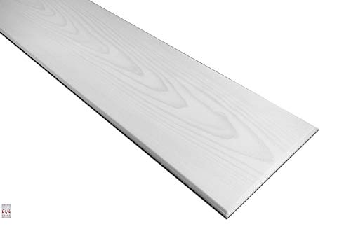 20qm / 120 Stück Deckenplatten Deckenpaneele Holz Deckenverkleidung Holzoptik Holzimitat POLYSTYROL MATERIAL Silber