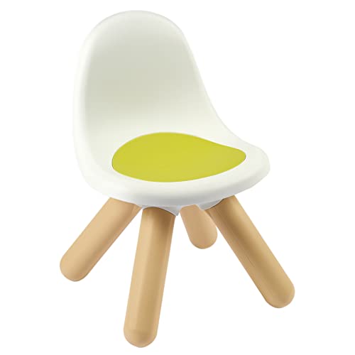 Smoby - Kid Stuhl Lime – Design Kinderstuhl für Kinder ab 18 Monaten, für Innen und Außen, Kunststoff, ideal für Garten, Terrasse, Kinderzimmer