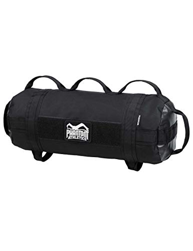 Phantom Training Bag | Befüllbar bis zu 25kg | Corebag | Fitness | Gewichtssack - Schwarz