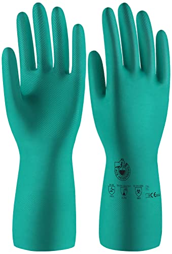 ACE Heisenberg Chemie-Handschuhe - Handschuhe für die Arbeit - EN 388/374-1/374-5 - 10/XL (3er Pack)