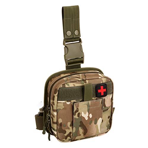 Leikance Erste-Hilfe-Beintasche, individuelle Notfall-Survival-Gürteltasche, Oberschenkeltasche für Outdoor, Klettern, Wandern