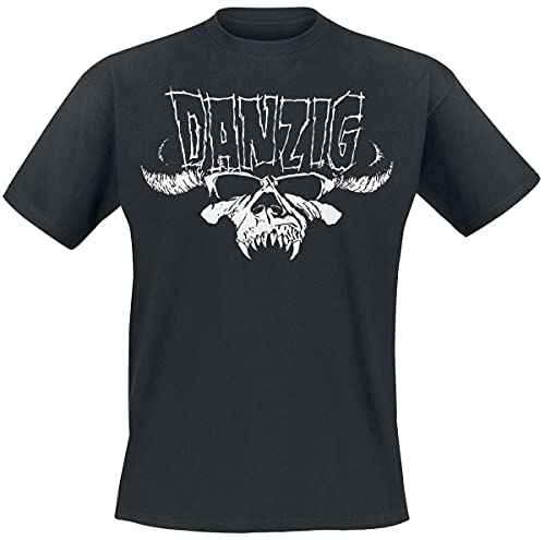 Danzig Classic Logo Männer T-Shirt schwarz XL 100% Baumwolle Band-Merch, Bands