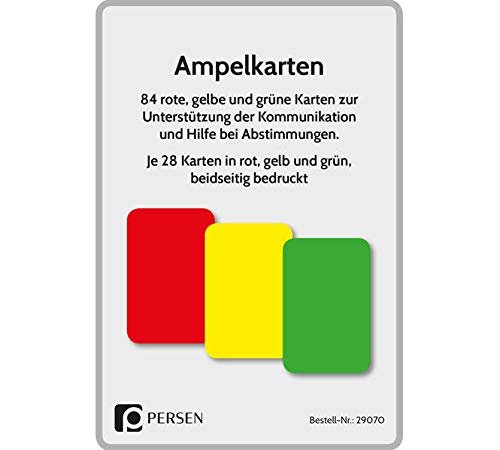 Ampelkarten: Rote, gelbe und grüne Karten zur Unterstützung der Kommunikation und Hilfe bei Abstimmungen (1. bis 4. Klasse): 84 rote, gelbe und grüne ... gelb und grün, beidseitig farbig bedruckt