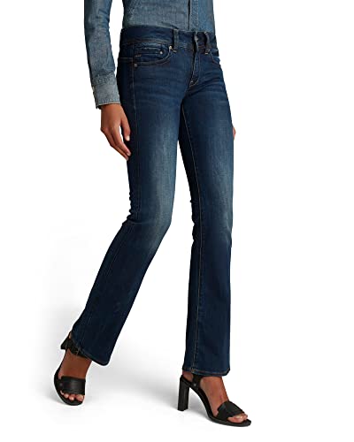 G-STAR RAW Damen Midge Bootcut Jeans, Blau (dk aged D01896-6553-89), 30W / 30L