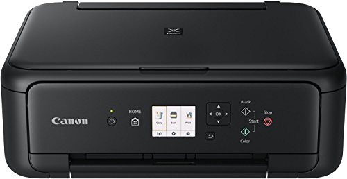 Canon PIXMA TS5150 Drucker Farbtintenstrahl Multifunktionsgerät DIN A4 (Scanner, Kopierer, Farbdisplay, 4.800 x 1.200 dpi, USB, WLAN, Duplexdruck, 2 Papierzuführungen), schwarz