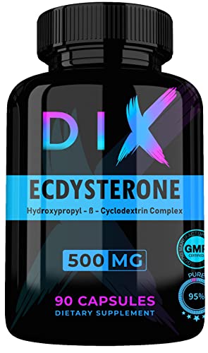 Beta-Ecdysterone 95% Rein| Optimale Absorption mit Hydroxypropyl-β-Cyclodextrin Complex | 500MG | 20-Hydroxy-Ecdysterone (20HE) |