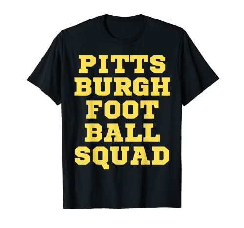 Pittsburgh Fußball Squad Game Day Sports Funny PGH PA Love T-Shirt