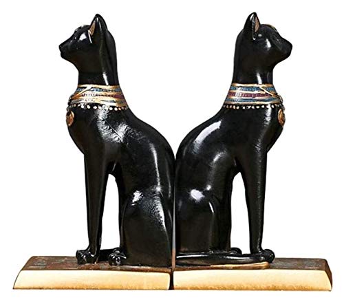 WQQLQX Statue Ägyptische Katze Statue, Katze Göttin Skulptur Biest Katze Pharao Animal Schmuck Figur Handwerk Modell Desktop Dekoration Dekoration Sammlung Geschenk Skulpturen