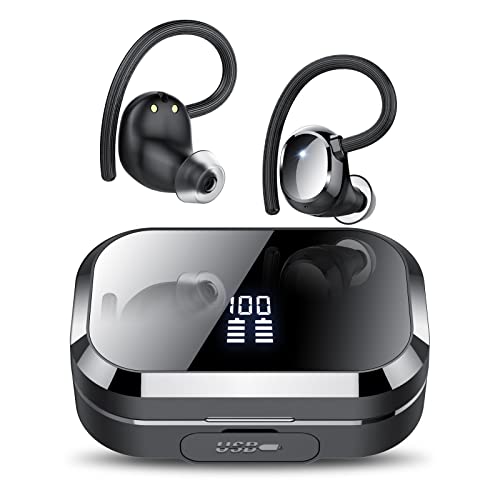 Bluetooth Kopfhörer in Ear, Kopfhörer Kabellos Bluetooth 5.3, 120 Stunden Spielzeit mit Ladeetui, LED-Anzeige, Comfort Fit, IPX7 wasserdichte Ohrhörer, Tiefer Bass, Bluetooth Kopfhörer Sport
