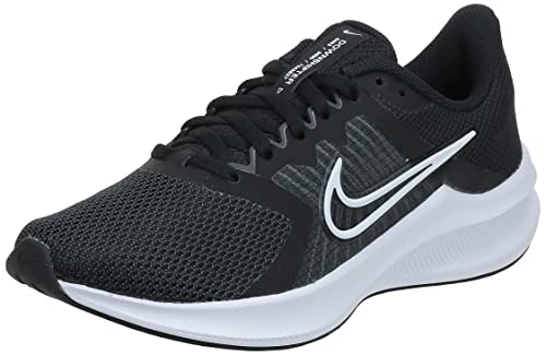 Nike Damen Downshifter 11 Laufschuh, Black White Dk Smoke Grey, 39 EU