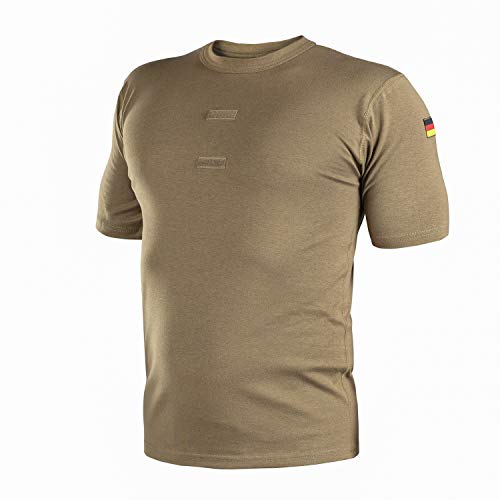 FLECKTEX Original BW Tropentarn Unterhemd | T-Shirt der Deutschen Bundeswehr Zweischicht Baumwolle-Polyamid Gr. 52 Herren