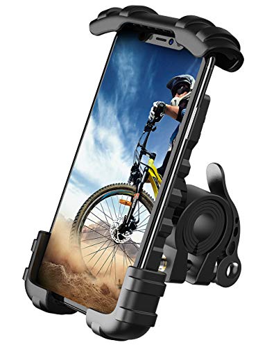 Lamicall Handyhalterung Fahrrad, Handyhalter Motorrad - Universal 360 Drehung Outdoor Fahrrad Halter für iPhone 13 Pro, 12 Pro Max Mini, 11 Pro Max, Xs Max, XR, X, 8, 7, 6S, Samsung S10 S9, Smartphone