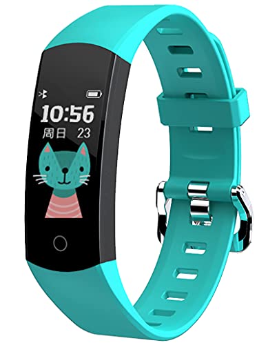Schrittzähler Kinder Smartwatch Fitness Tracker Kinder Uhren für Jungs Fitnessuhr Kinderuhr Junge Mädchen Teenager Pulsuhr Blutdruck Kalorien Schlaf Wecker Wasserdicht Sportuhr für Android iOS