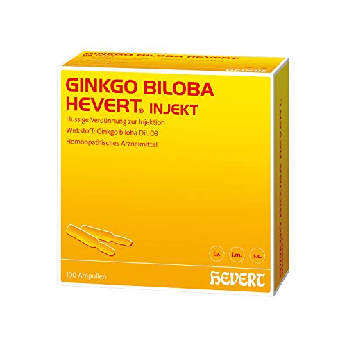 Ginkgo Biloba Hevert injekt Ampullen, 100 St. Ampullen