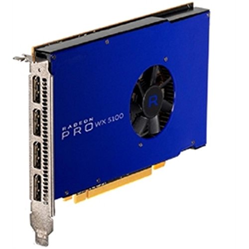 AMD – FirePro Radeon Pro WX 5100 8 GB PCIe 3.0 16 x 4 x DP Retail in GPU-Speicher
