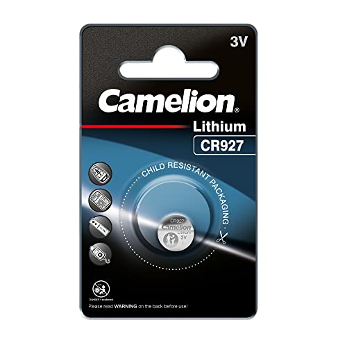 Camelion 13001927 - Lithium Knopfzellen-Batterie CR927 mit 3 Volt, Kapazität 30 mAh, für verschiedenste Geräte- und Verbraucheranforderungen