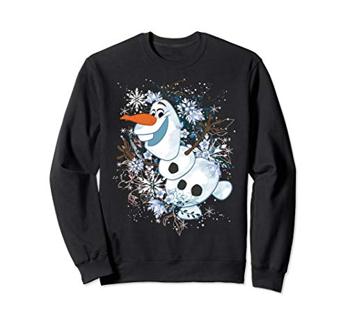 Disney Frozen Olaf Snowflakes Portrait Sweatshirt