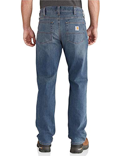 Carhartt Herren Rugged Flex Relaxed Fit 5-pocket Jeans, Kaltwasser, 34W / 32L EU