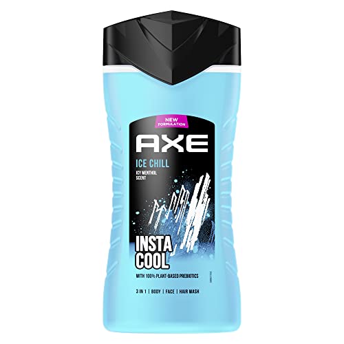 Axe 3-in-1 Duschgel & Shampoo Ice Chill für langanhaltende Frische und Duft dermatologisch getestet 250 ml 1 Stück