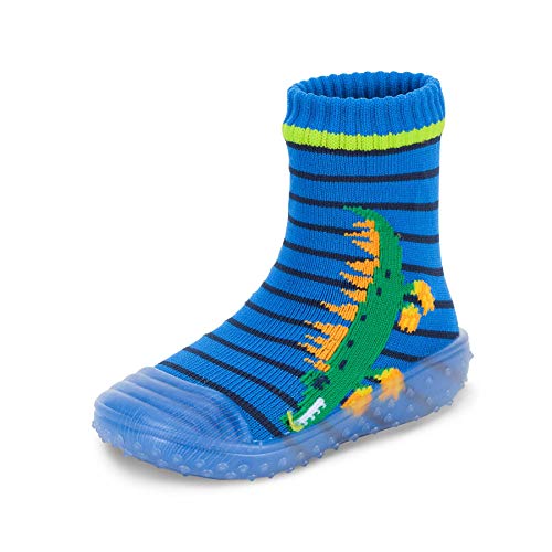 Sterntaler Baby - Jungen Adventure-socks Krokodil Hausschuh Socken, Blau, 20 EU