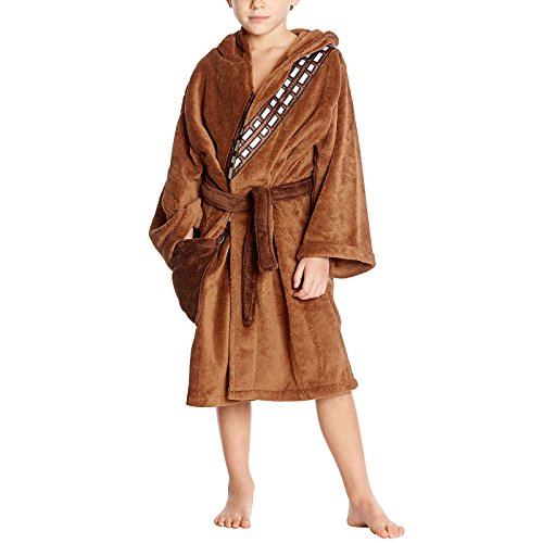 Star Wars Chewbacca Kinder Bademantel braun - 7/9 Jahre