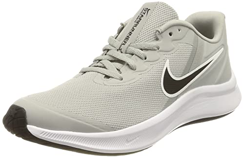Nike Star Runner 3 (GS) Running Shoe, Light Smoke Grey/Black-Smoke Grey, 40 EU