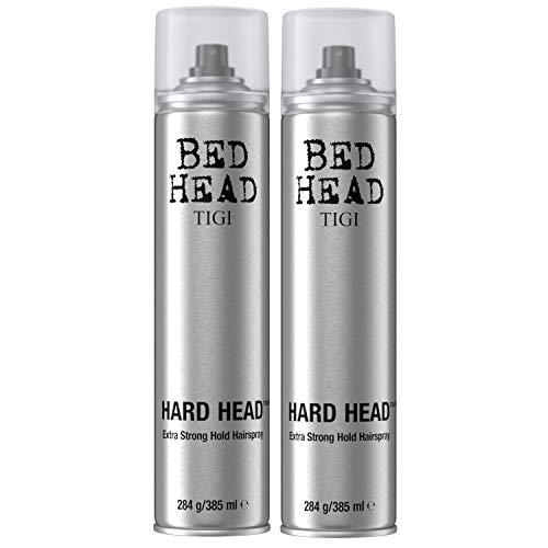Bed Head by TIGI Hard Head Haarspray für extra starken Halt, 385 ml, 2er-Pack