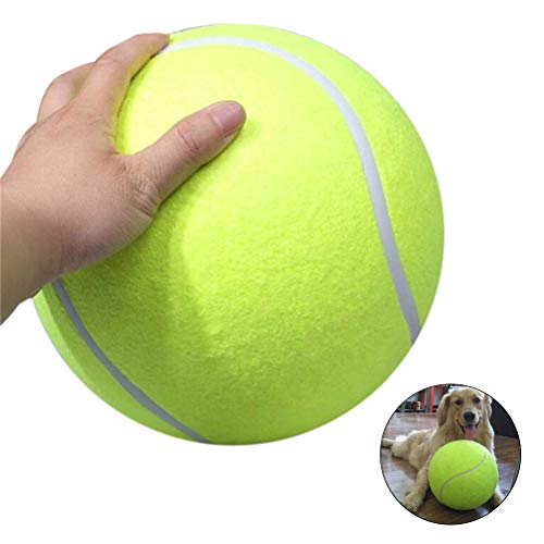 Hihey Hundespielzeug Bälle Robust Pet Tennis Ball 24CM Durchmesser Hund Chew Spielzeug Pet Ball Spielzeug Riesen Tennis Ball