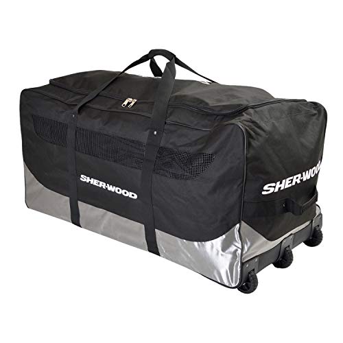 Sherwood Eishockeytasche SL 800 Goalie Wheel Bag, blau-grau, 111 x 56 x 55 cm, 92 Liter