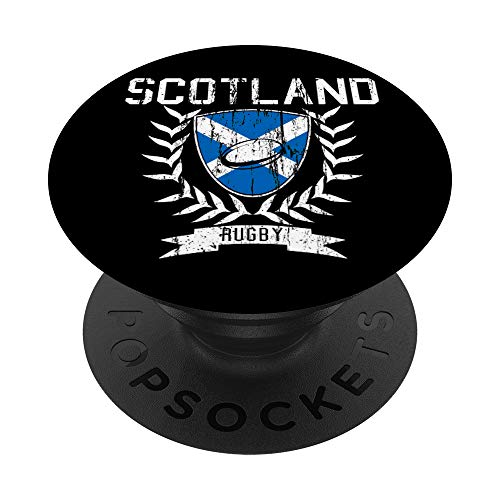 Schottland rugby-trikot 2021 Scotland Rugby PopSockets PopGrip: Ausziehbarer Sockel und Griff für Handys/Tablets mit Tauschbarem Top