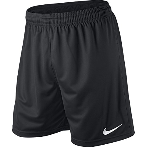 Nike Herren Park II Knit Shorts ohne Innenslip, Schwarz (Schwarz/Weiß/010), Gr. L