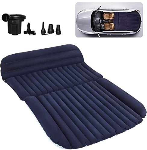 QDH SUV Auto Luftmatratzen-Camping Aufblasbare Matratze-Aufblasbares Bett für den Auto-Rücksitz-Dickere Luftbett Auto Matratze für Reisen Camping Outdoor Aktivitäten