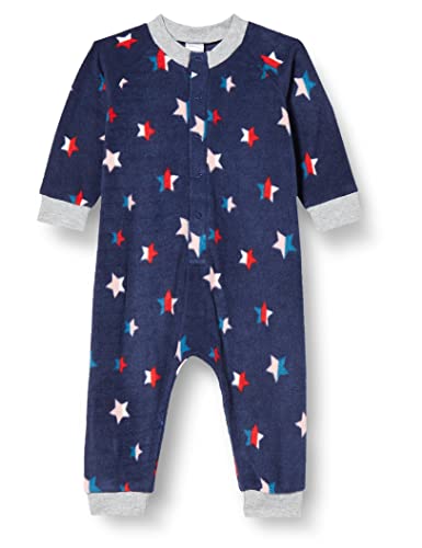 Schiesser Unisex Baby Kleinkind-Schlafanzüge, blau, 74