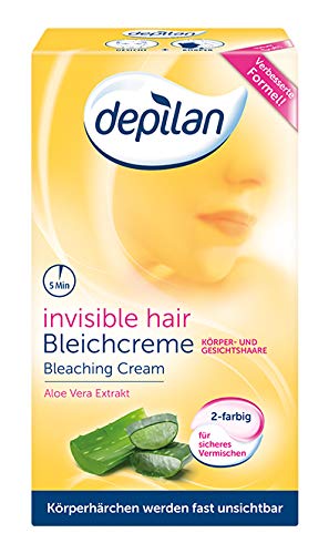 Bleichcreme Gesicht Bleaching depilan invisilbe Hair Bleichcreme (1 Packungen je 2x 50ml)