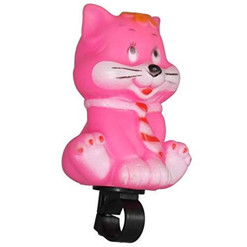 P4B Tierfigurhupe Pink Katze Tierfigur Tier Figur Fahrradhupe Fahrrad Hupe Fahrradklingel Klingel Kinderfahrrad Kinder Kinderfahrradklingel Kinderfahrradhupe