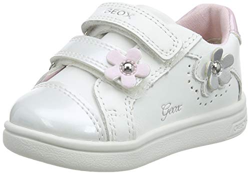 Geox Baby-Mädchen B DJROCK Girl C Sneaker, White, 25 EU